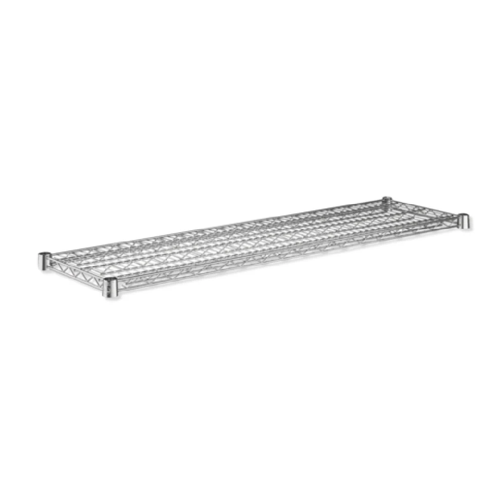 Steel Works Stainless SW1424C 24 Inch Heavy Duty Wire Shelf 800 lbs Capacity