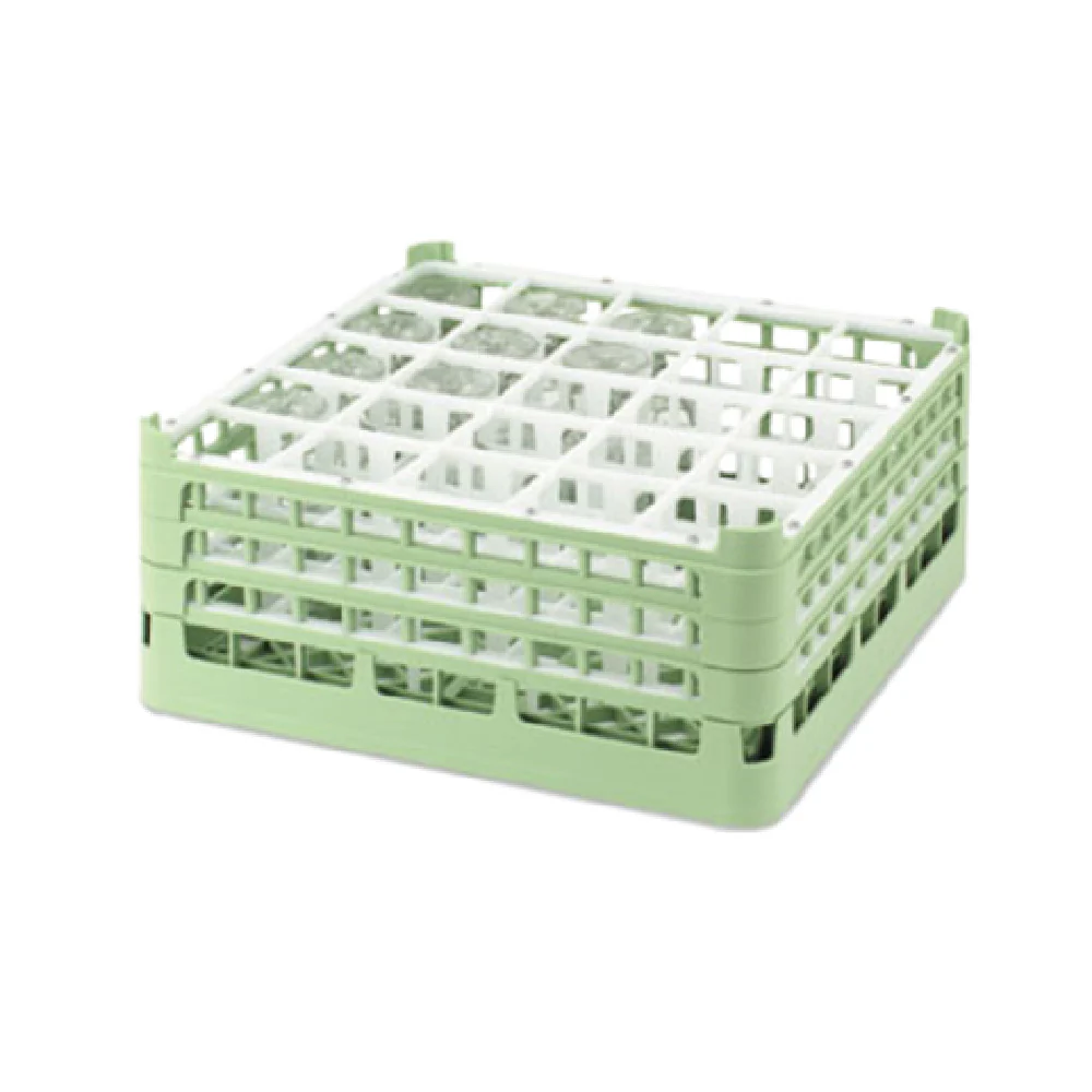Vollrath 52711187 19-3/4 Inch Tall Dishwasher Rack Full Size Polypropylene 25 Compartments with Royal Blue Extenders Vollrath 52711187 19-3/4 Inch Tall Dishwasher Rack Full Size Polypropylene 25 Compartments with Royal Blue Extenders