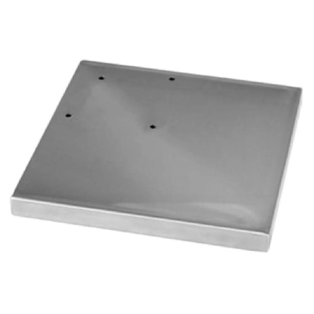 Glastender DR-OC90 8 Inch Drink Rail Outside Corner Filler with Installation Kit Stainless Steel