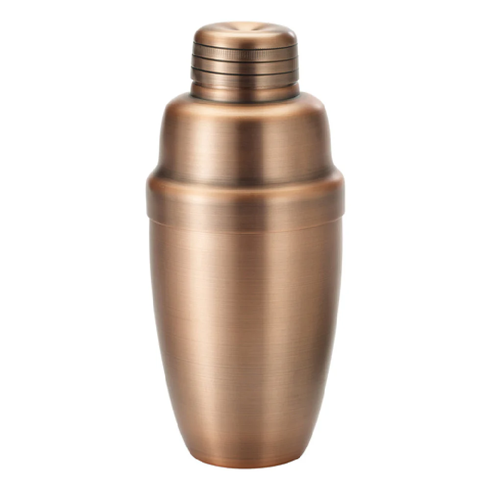 Winco BASS-16AC 16 Oz Shaker Set 3 Piece Heavyweight Antique Copper Stainless Steel Winco BASS-16AC 16 Oz Shaker Set 3 Piece Heavyweight Antique Copper Stainless Steel