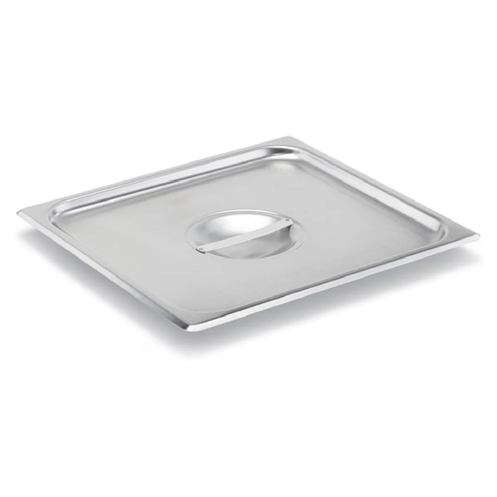 Vollrath 75110 14 Inch Super Pan V Steam Table Pan Cover with Handle Stainless