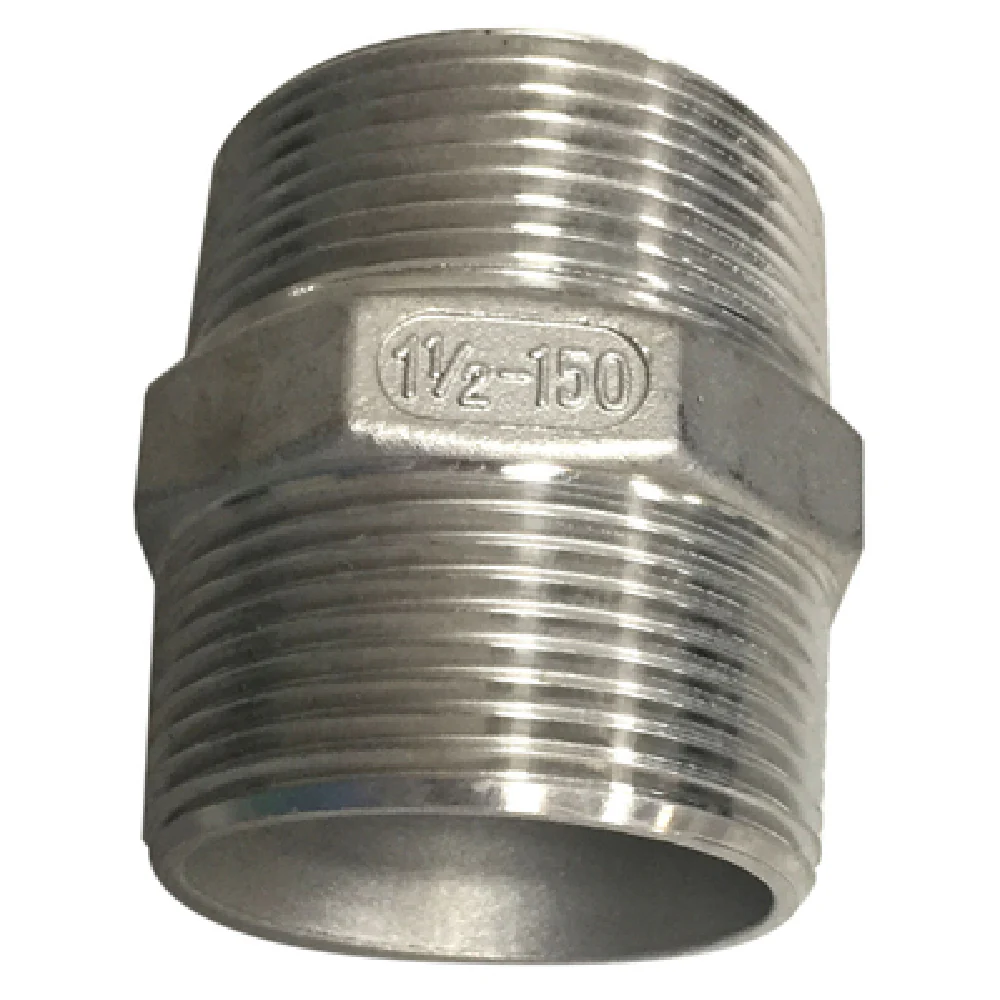BK Resources BK-LDA 1-1/2 Inch Male to Male Lever Drain Coupling Stainless Steel BK Resources BK-LDA 1-1/2 Inch Male to Male Lever Drain Coupling Stainless Steel