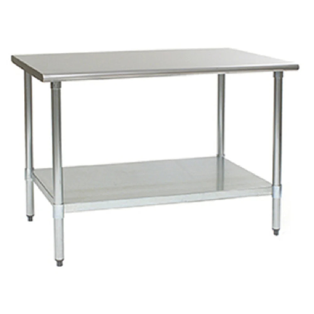 Eagle BPT-2484EB 84 Inch Work Table 16 Gauge Stainless Steel Top with Undershelf Eagle BPT-2484EB 84 Inch Work Table 16 Gauge Stainless Steel Top with Undershelf