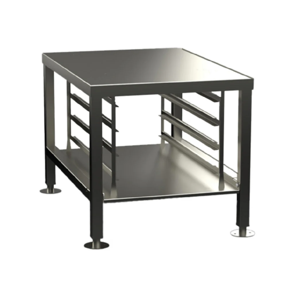 Alto Shaam 5033305 23 Inch Open Stand Stainless Steel with Lower Shelf Seismic Feet