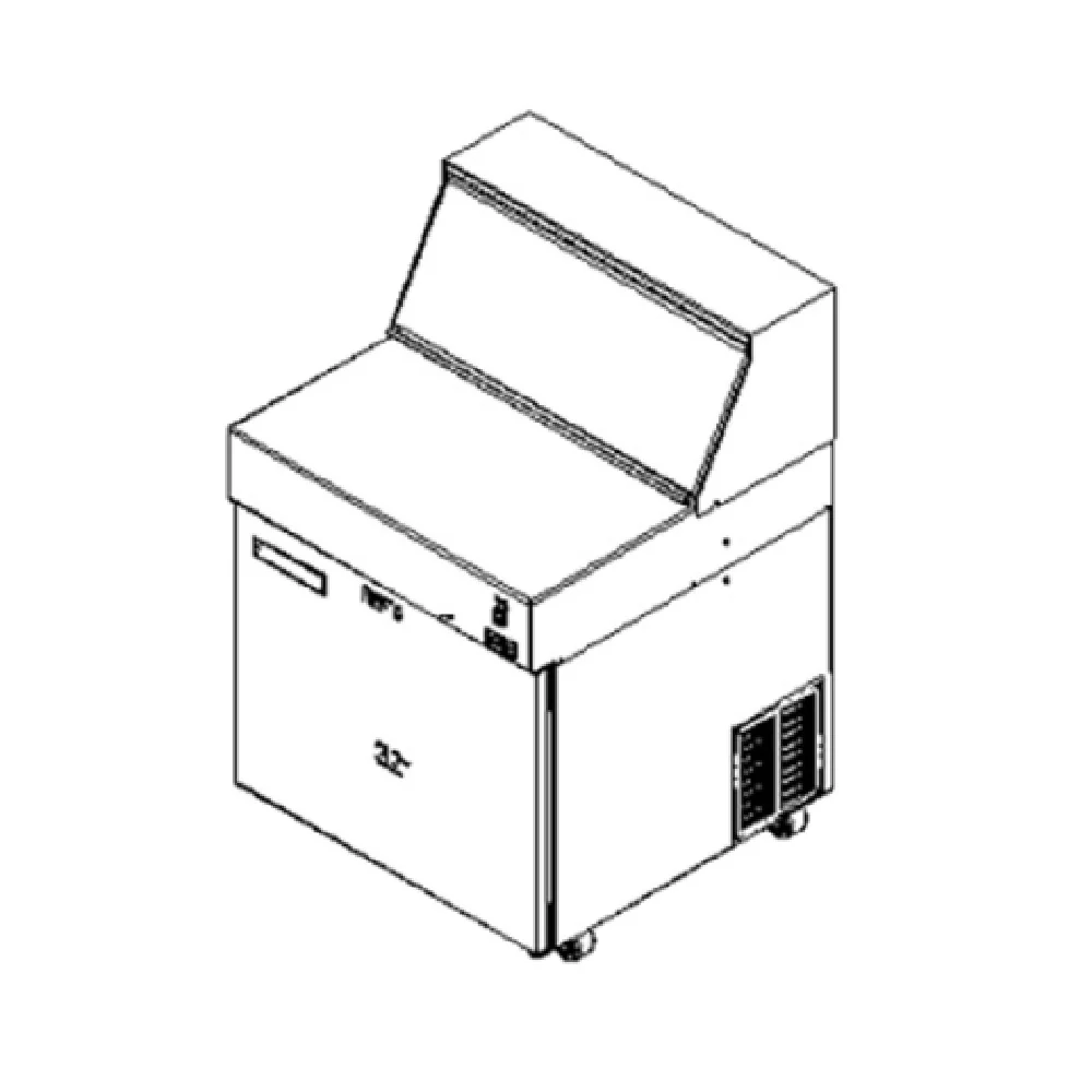 Delfield F18SC32-FSP 32 Inch Refrigerated Counter Salad Sandwich Unit 7.7 cu ft