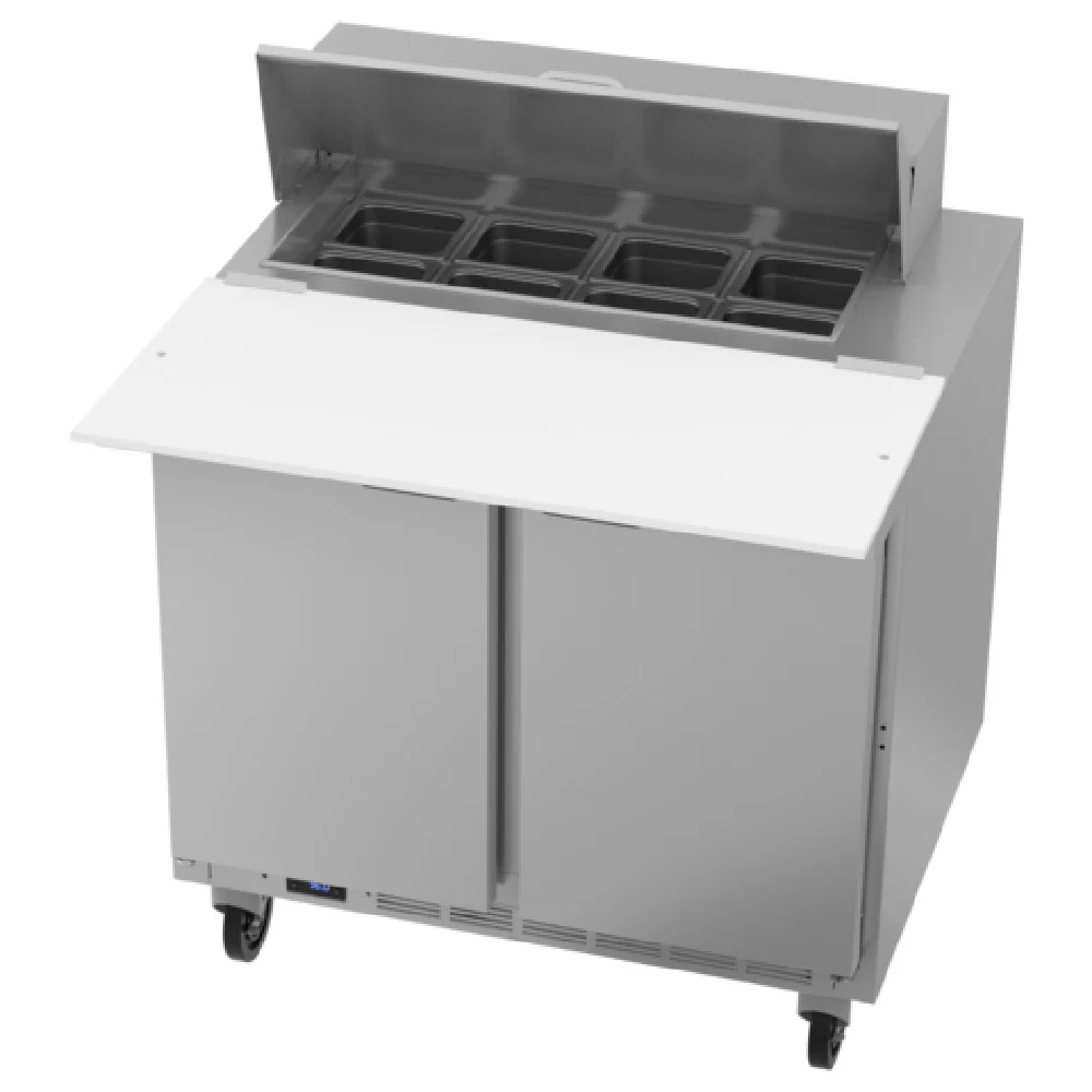 Beverage Air SPE36HC-08C 36 Inch Sandwich Top Refrigerated Counter 10.01 cu ft Beverage Air SPE36HC-08C 36 Inch Sandwich Top Refrigerated Counter 10.01 cu ft