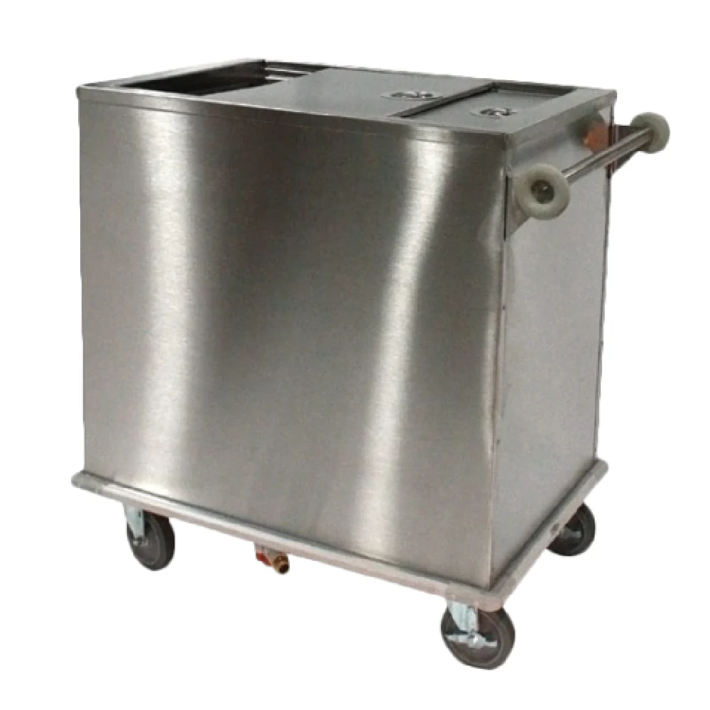 Dinex DXPICE1 Mobile Ice Bin 30 Inch Stainless Steel Insulated with Sliding Cover