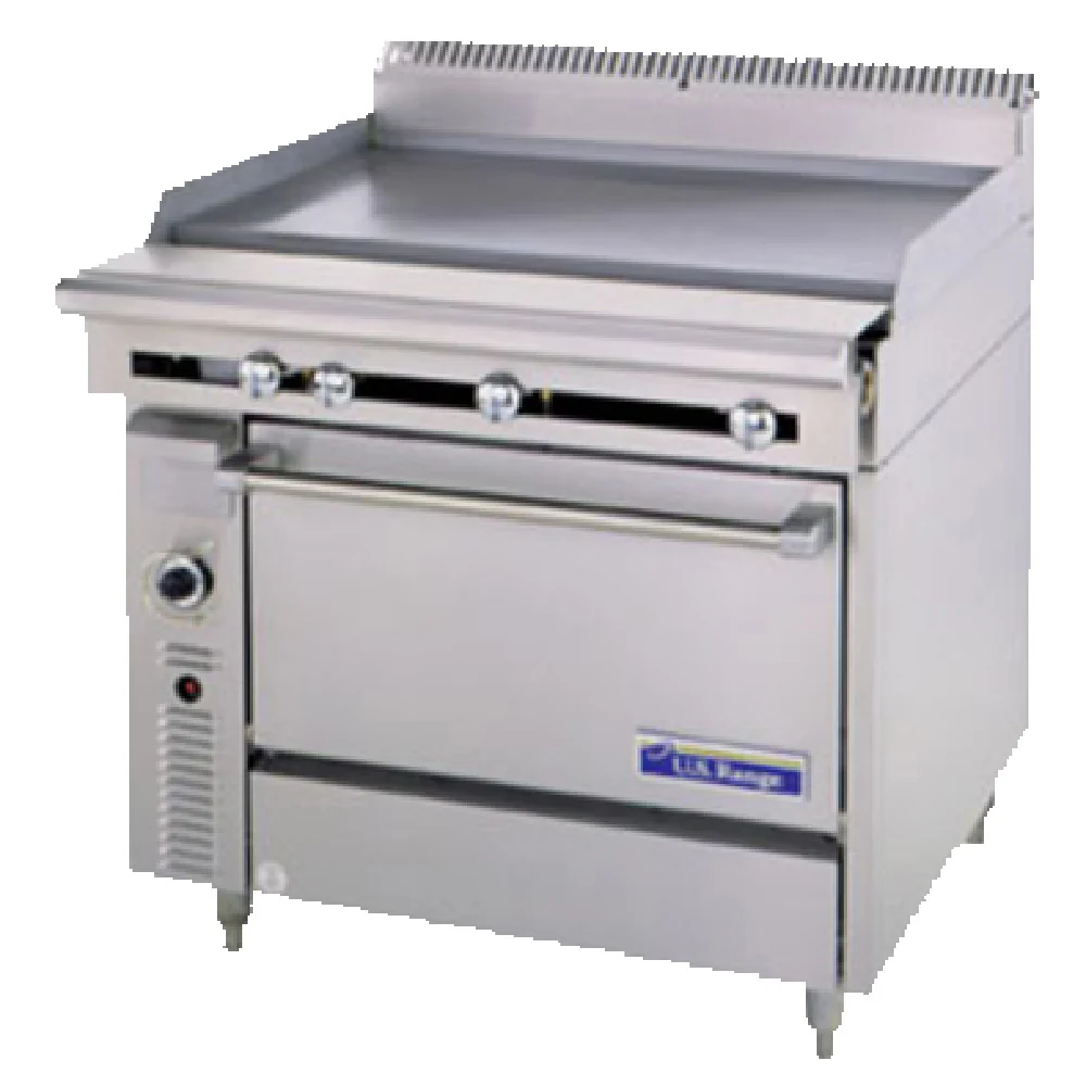 Garland C836-2-1_NAT 36 Inch Cuisine Series Heavy Duty Range Gas with 2 Burners 30000 BTU and 24 Inch Griddle Garland C836-2-1_NAT 36 Inch Cuisine Series Heavy Duty Range Gas with 2 Burners 30000 BTU and 24 Inch Griddle