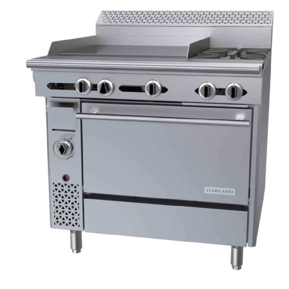 Garland C36-2-1R 36 Inch Heavy Duty Gas Range with (2) 35000 BTU Burners