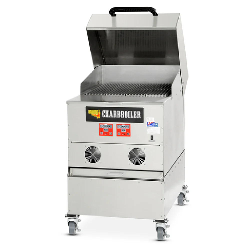 Cookshack CB024 26-1/2 Inch Charbroiler Wood Pellets with 480 sq in Cooking Area Cookshack CB024 26-1/2 Inch Charbroiler Wood Pellets with 480 sq in Cooking Area