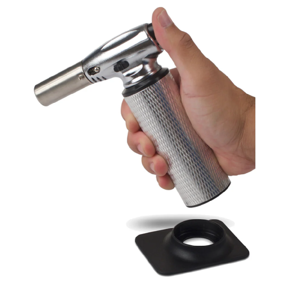 JB Prince U749 Butane Torch 1 Oz Fuel Cylinder Gas Self-Starting Stainless Steel JB Prince U749 Butane Torch 1 Oz Fuel Cylinder Gas Self-Starting Stainless Steel