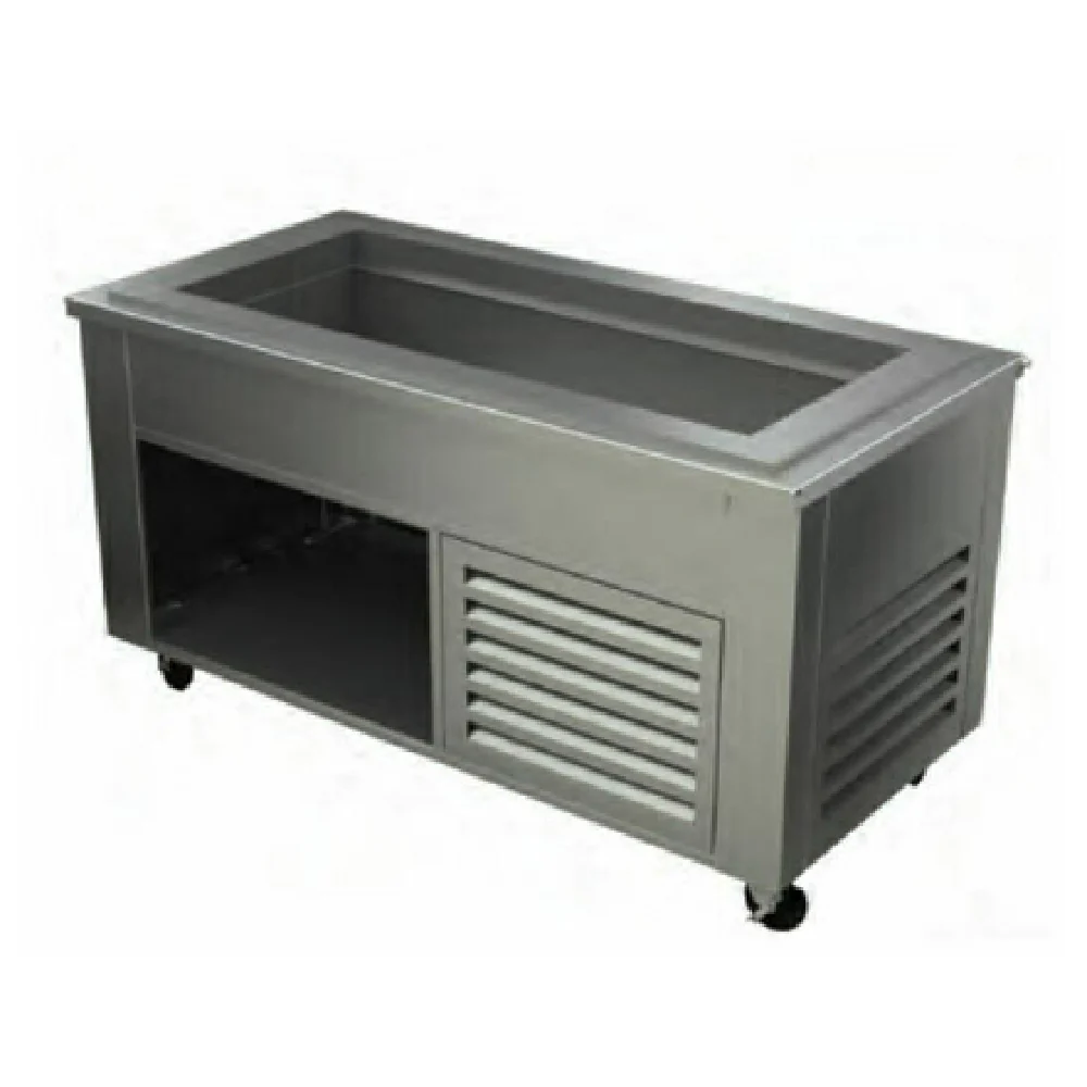 Alluserv ACF9C2 38 Inch Mobile Cold Food Counter Stainless Steel Enclosed Cabinet Alluserv ACF9C2 38 Inch Mobile Cold Food Counter Stainless Steel Enclosed Cabinet