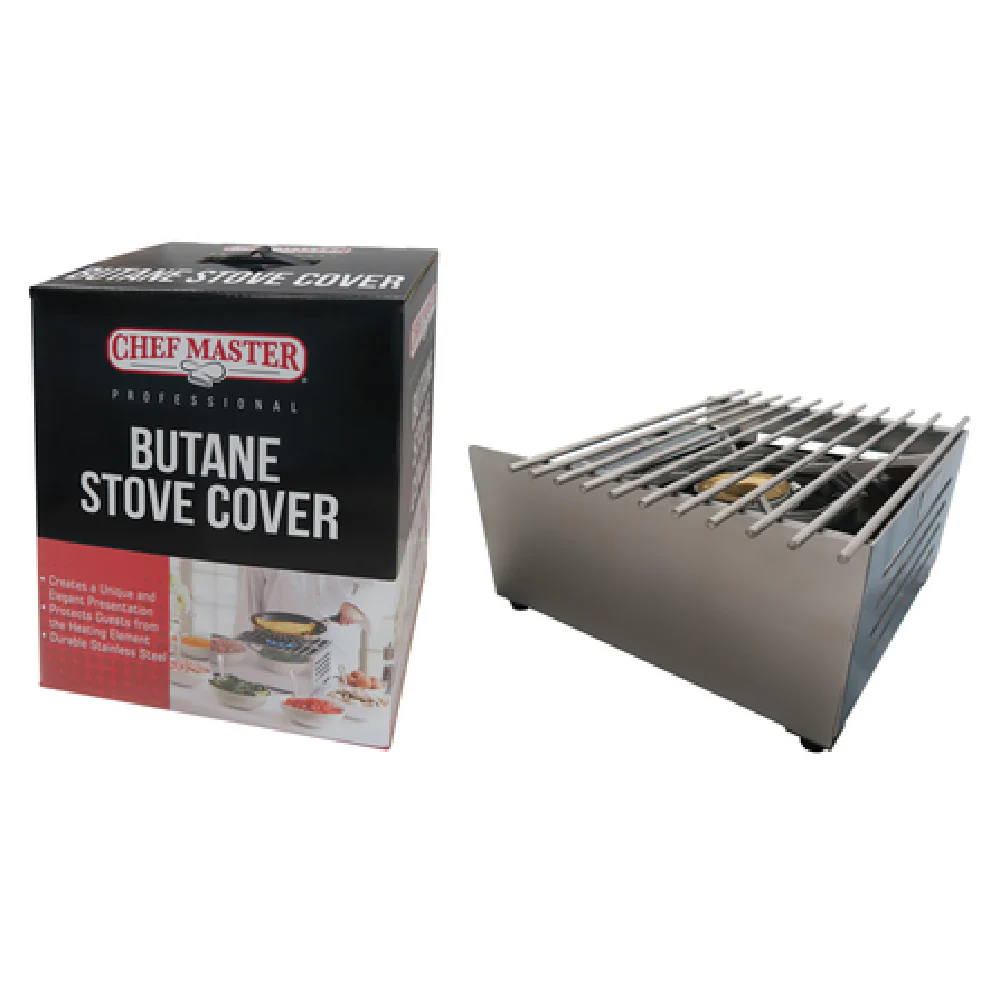 Chef Master 90217 14-1/2 Inch Butane Stove Cover with Stainless Steel Finish Chef Master 90217 14-1/2 Inch Butane Stove Cover with Stainless Steel Finish
