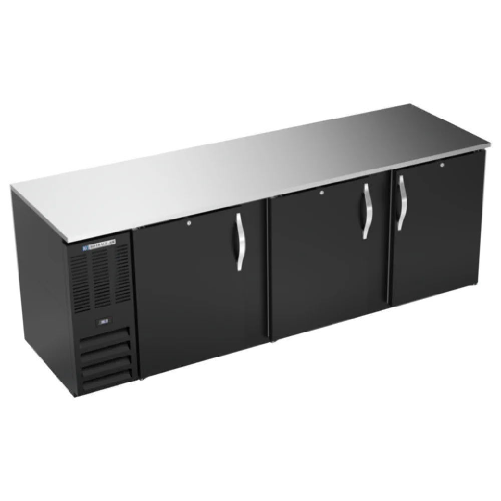Beverage Air BB94HC-B Refrigerated Back Bar Storage Cabinet Three-section 94 Beverage Air BB94HC-B Refrigerated Back Bar Storage Cabinet Three-section 94
