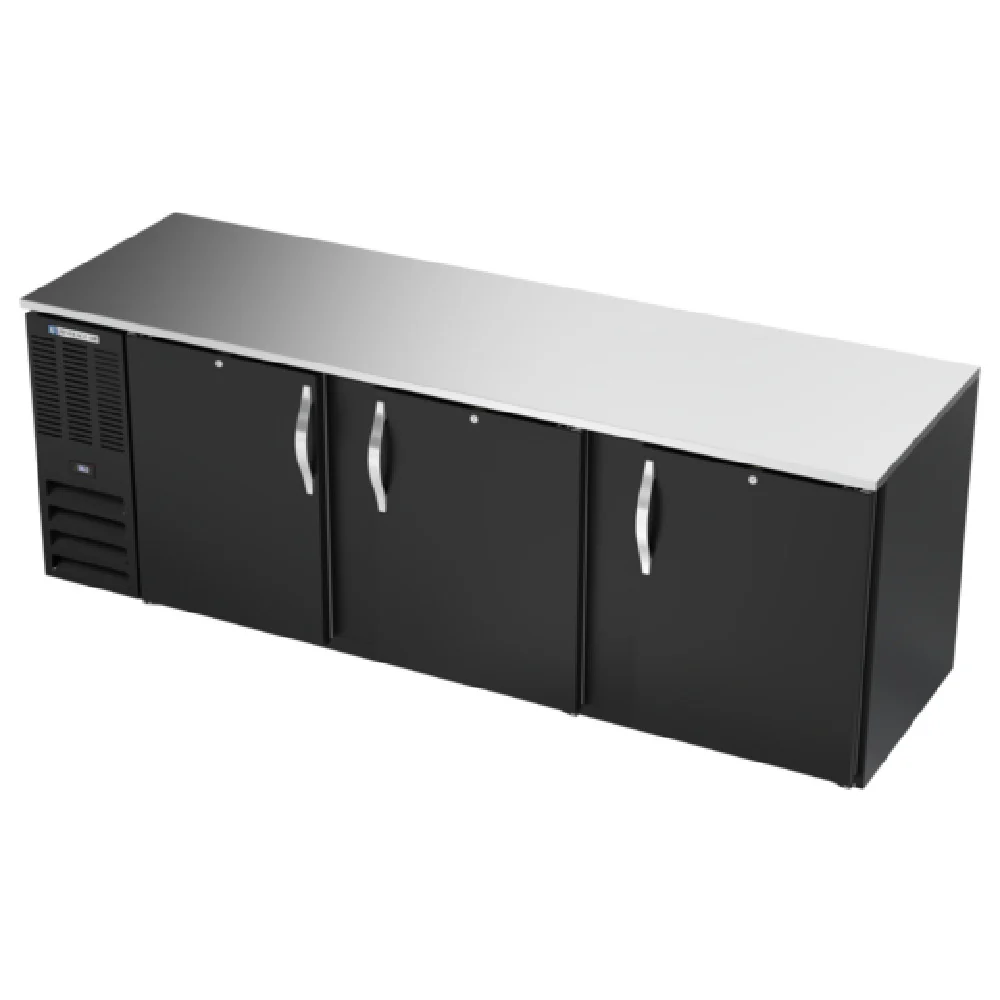 Beverage Air BB94HC-B Refrigerated Back Bar Storage Cabinet Three-section 94 Beverage Air BB94HC-B Refrigerated Back Bar Storage Cabinet Three-section 94