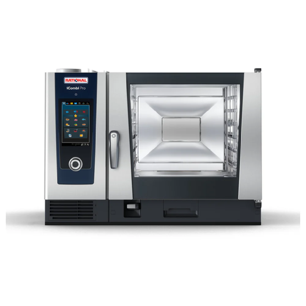 Rational ICP 6-FULL NG 208/240V 1 PH (LM100CG) 42 Inch Gas Combi Oven with 106500 BTU