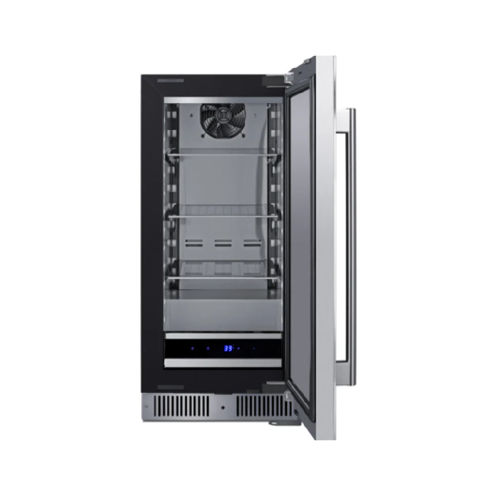 Summit SDHR1534 15 Inch Undercounter All-refrigerator 1.8 Cu ft Stainless Steel Summit SDHR1534 15 Inch Undercounter All-refrigerator 1.8 Cu ft Stainless Steel