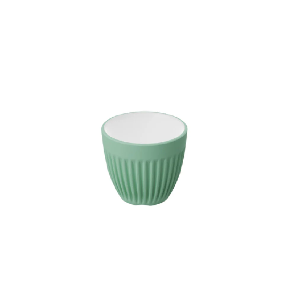 BauscherHepp TMG5016 3.2 Oz Melamine Espresso Cup Green Chip and Stain Resistant
