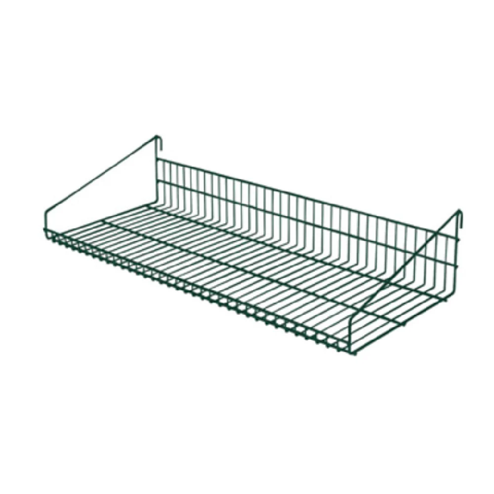 1880 Hospitality FWMGMS3619GN 35 Inch Wire Shelf Grid Mount Green Epoxy Finish