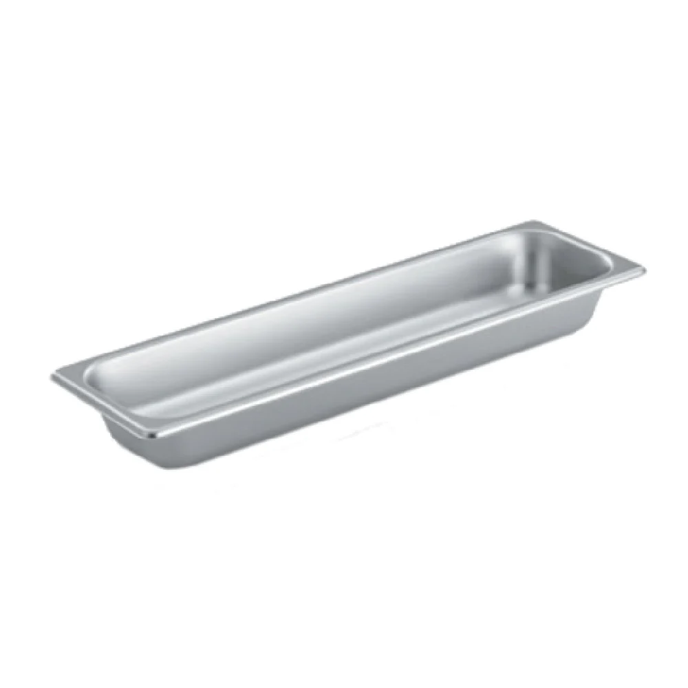 Vollrath S20062 20-3/4 Inch Steam Table Pan 3-1/2 Quart Stainless Steel with Anti-jam Corner