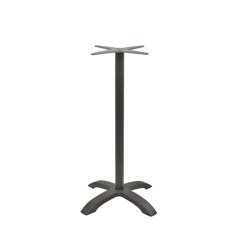 emuamericas, llc A1364-22 26 Inch Zak Table Base Bar Height 4-cross Aluminum