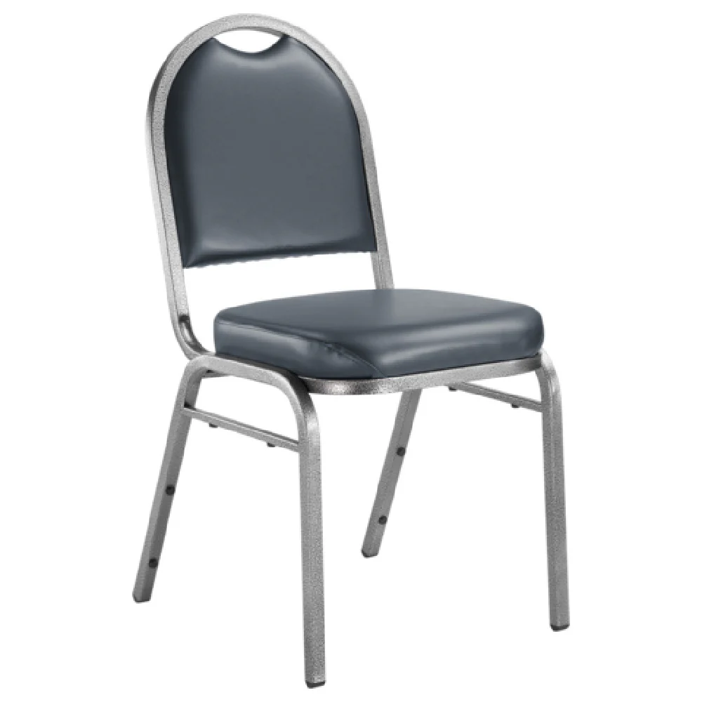 National Public Seating 9204-SV 17.75 Inch Width Stacking Chair 300 Lb Capacity with Vinyl or Fabric Upholstery