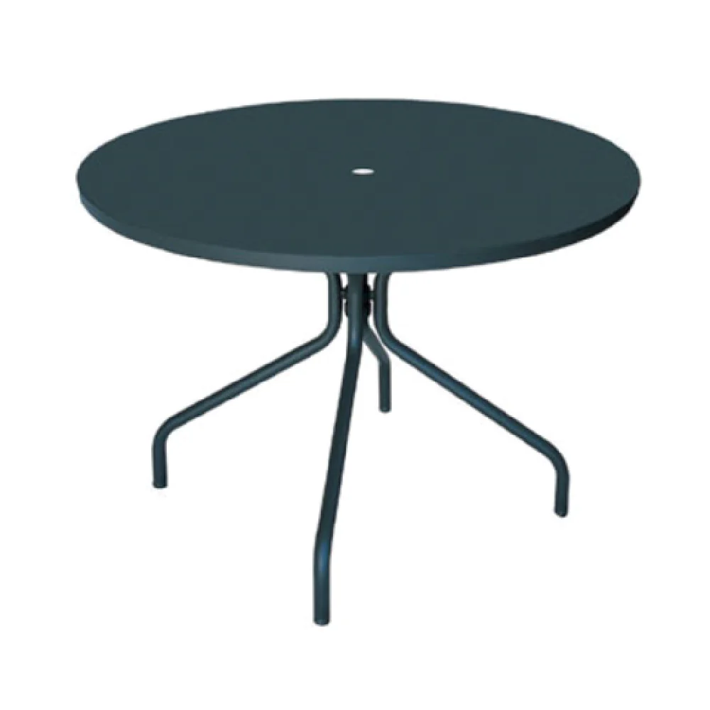 emuamericas llc 828 32 Inch Round Table with Umbrella Hole Steel Top emuamericas llc 828 32 Inch Round Table with Umbrella Hole Steel Top