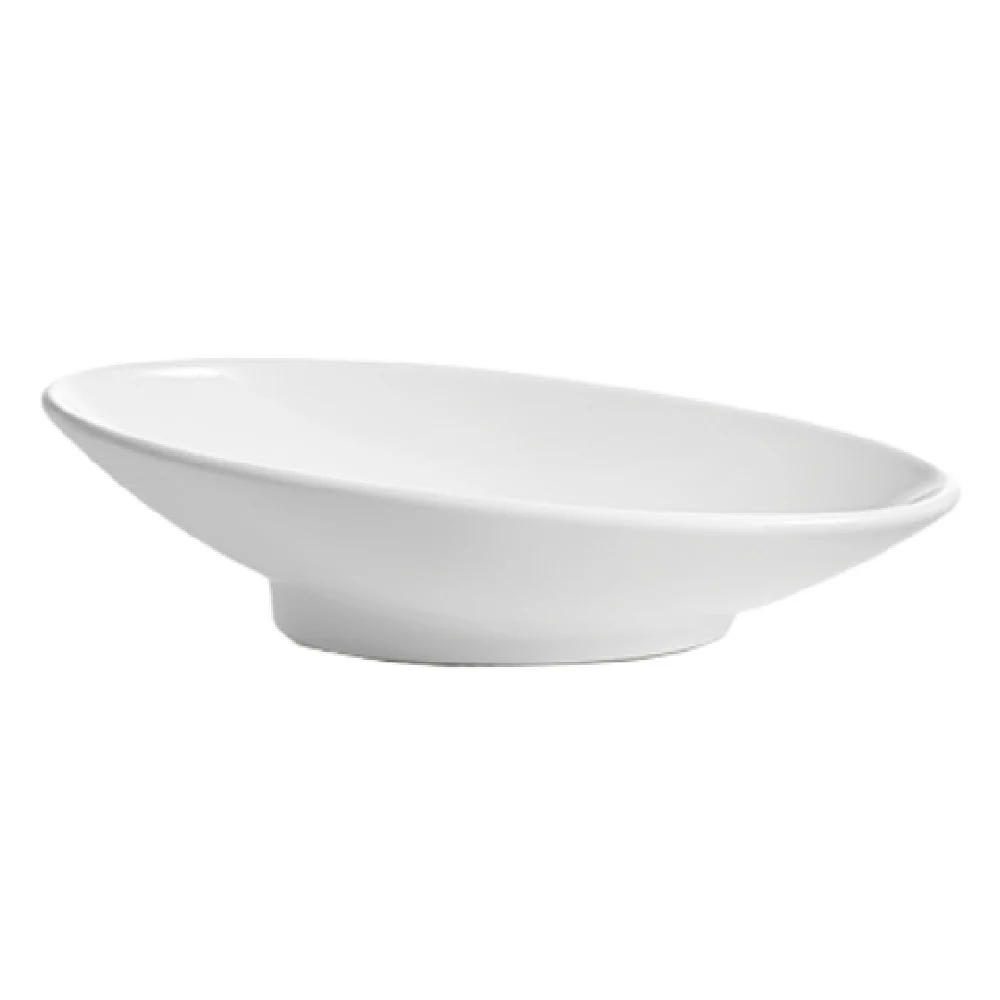 Tablecraft CW4082HGNS 10 Inch Oval Bowl 16 Oz Metal Cold Storage Hunter Green Duracoat