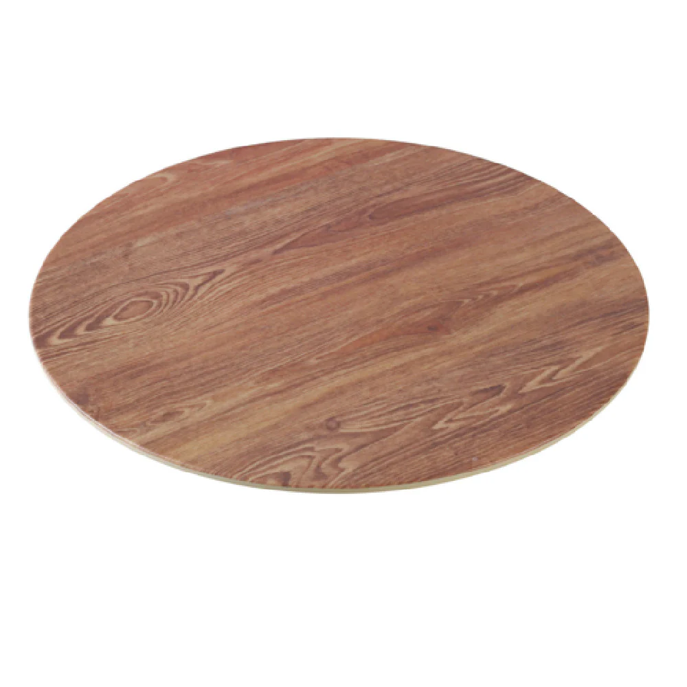 Yanco WD-312 12 Inch Round Serving Tray Dishwasher Safe Melamine with Wood Look Yanco WD-312 12 Inch Round Serving Tray Dishwasher Safe Melamine with Wood Look
