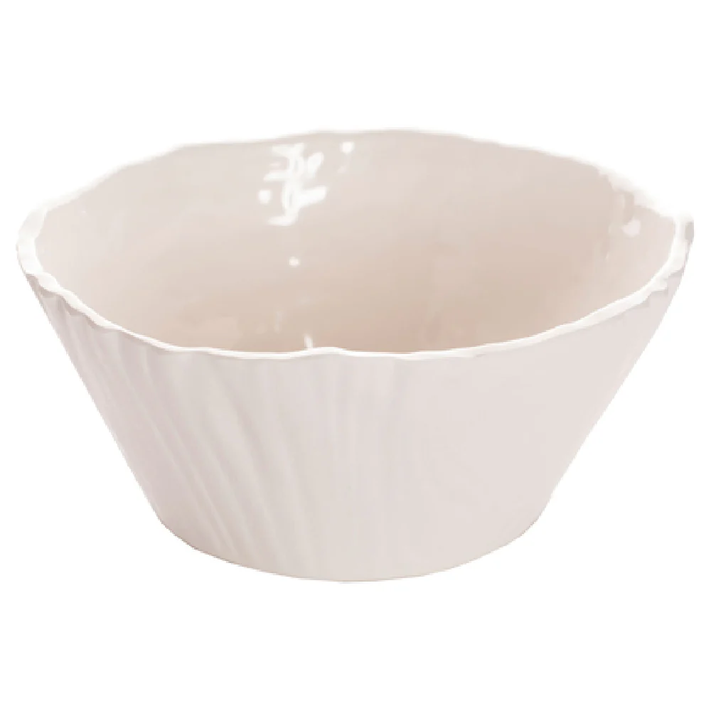 GET Enterprises 15003346028 40 Oz Round Bowl Melamine Dishwasher Safe White GET Enterprises 15003346028 40 Oz Round Bowl Melamine Dishwasher Safe White