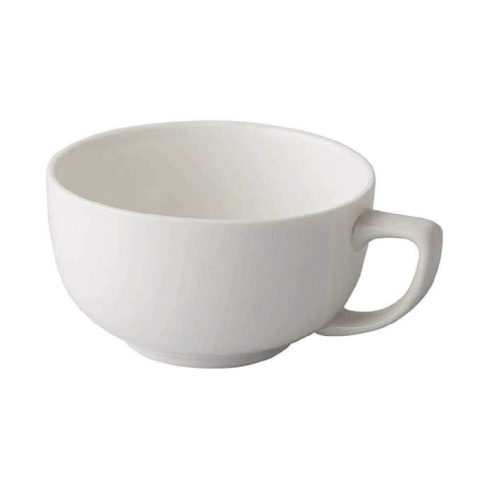 CAC China GW-56 14 Oz Cappuccino Cup Porcelain Bone White - 3 Dozen Packs