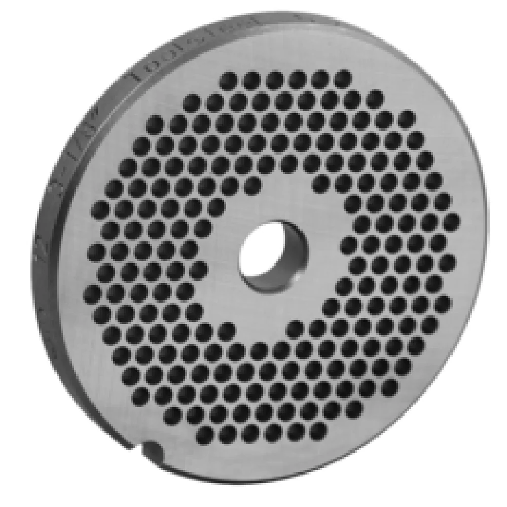 Alfa 12 1/8 HBLS Meat Chopper Plate Hub 12 1/8 Inch Chrome Vanadium Steel