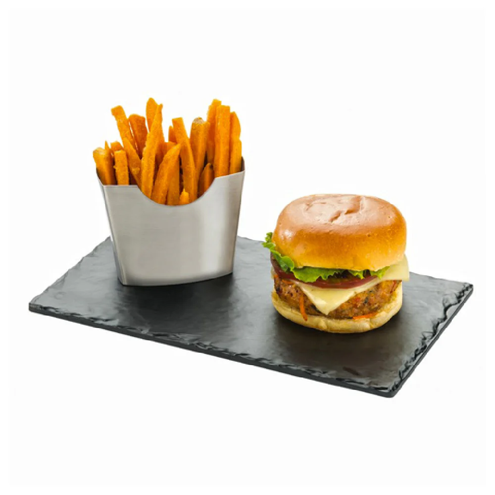 Cal Mil 1522-712-65M 12 Inch Faux Slate Serving Board Rectangular Melamine Black Cal Mil 1522-712-65M 12 Inch Faux Slate Serving Board Rectangular Melamine Black