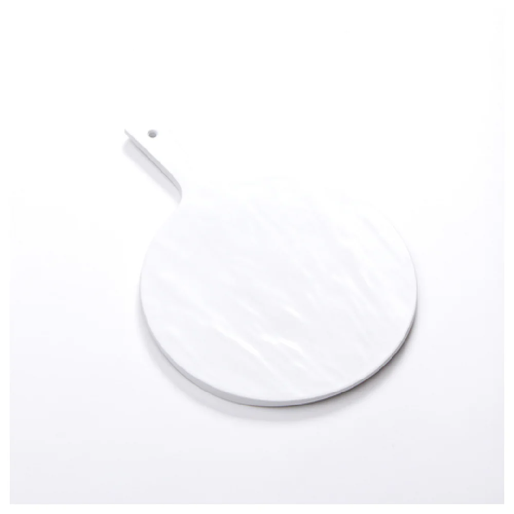 American Metalcraft FSRW11 12 Inch Diameter Serving Peel with Handle Melamine Faux Slate