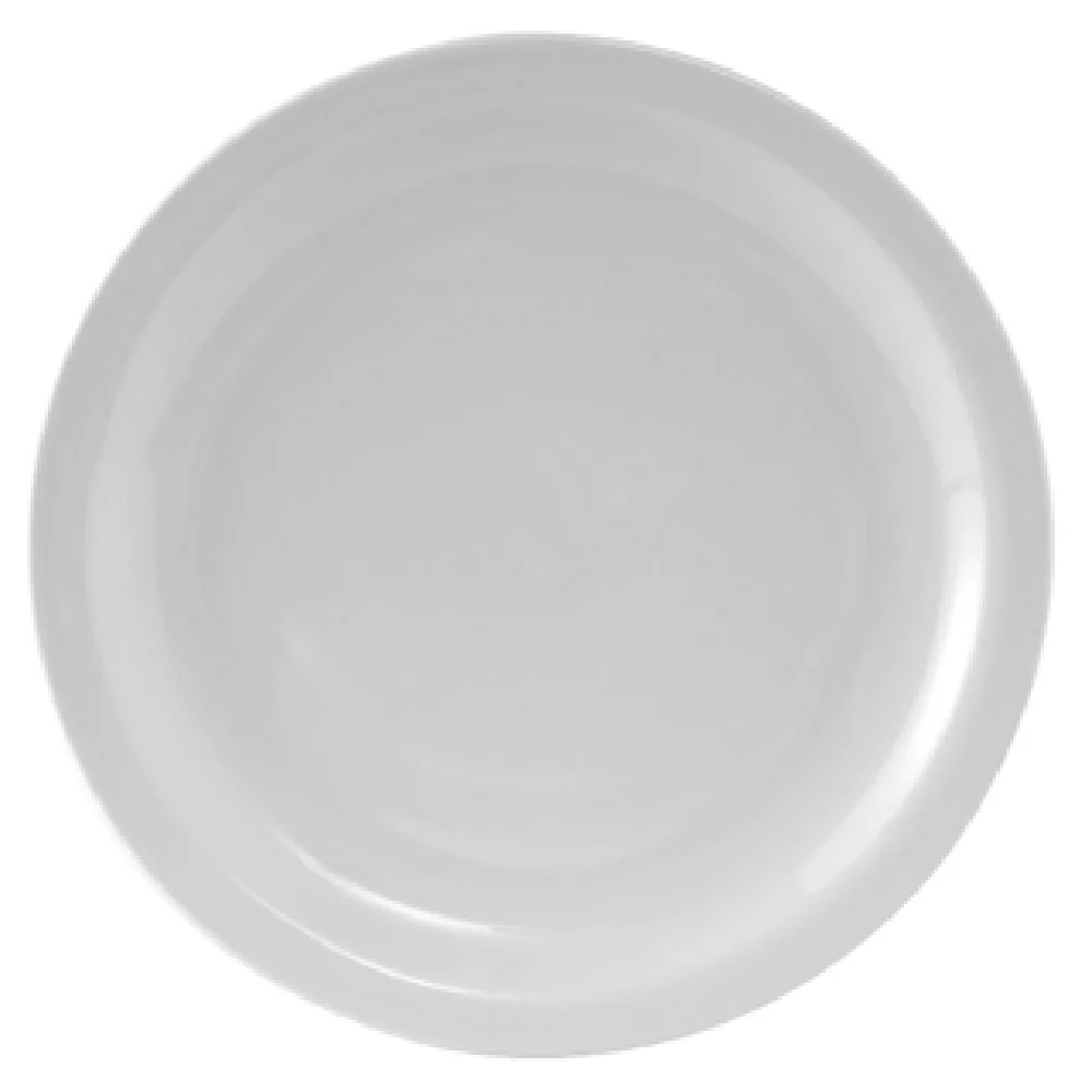 Tuxton CLA-054 5-1/2 Inch Diameter Round Plate Porcelain White