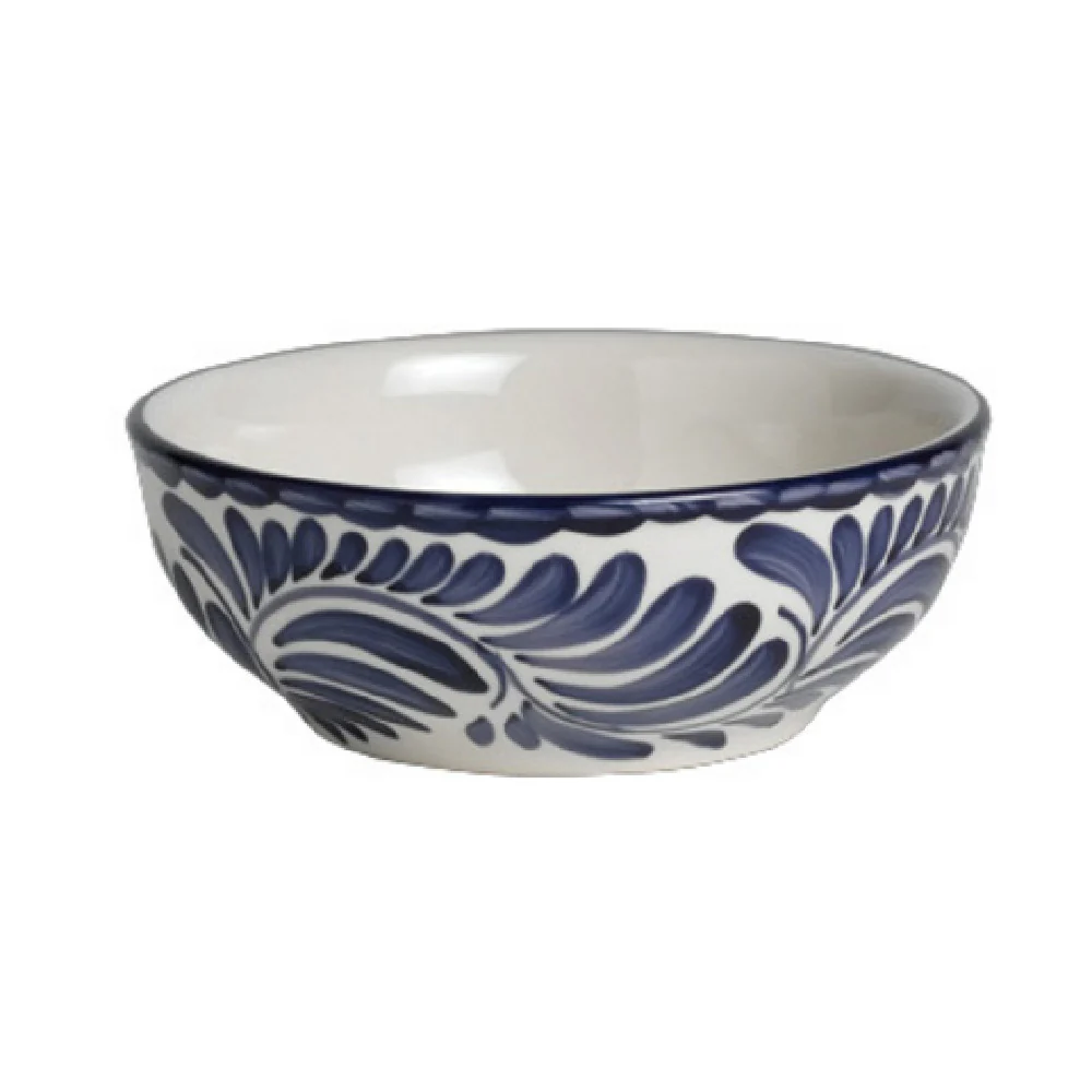 Steelite A120P033 12.0 Oz Puebla Blue Nappy Bowl Vitrified China Round Steelite A120P033 12.0 Oz Puebla Blue Nappy Bowl Vitrified China Round