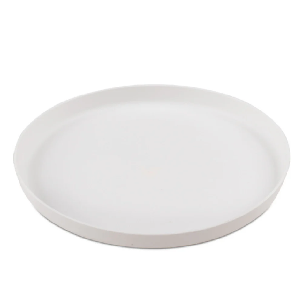 JB Prince RB308 6.29 Inch Diameter Plastic Plate White Made in France