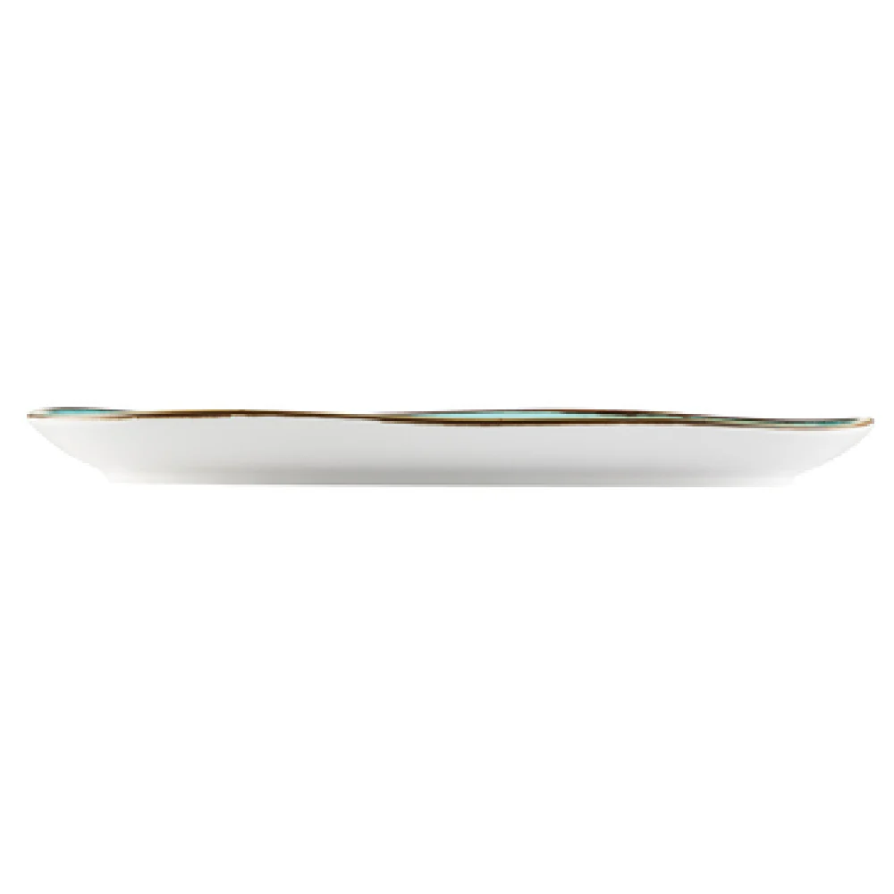 CAC China TUS-614-TQS 13 Inch Oval Platter Porcelain Reactive Glaze