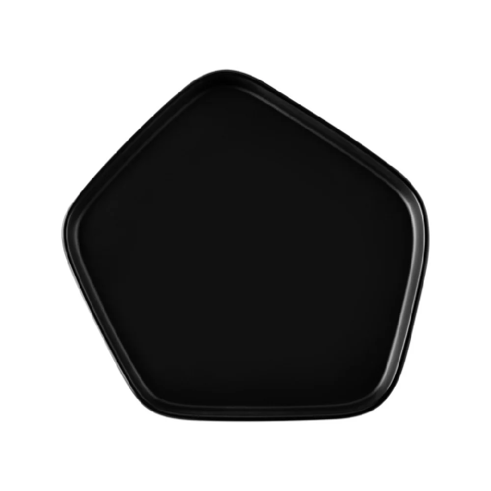 CAC China XPTN-10-K 10 Inch Pentanova Plate Matte Black Case of 24 CAC China XPTN-10-K 10 Inch Pentanova Plate Matte Black Case of 24