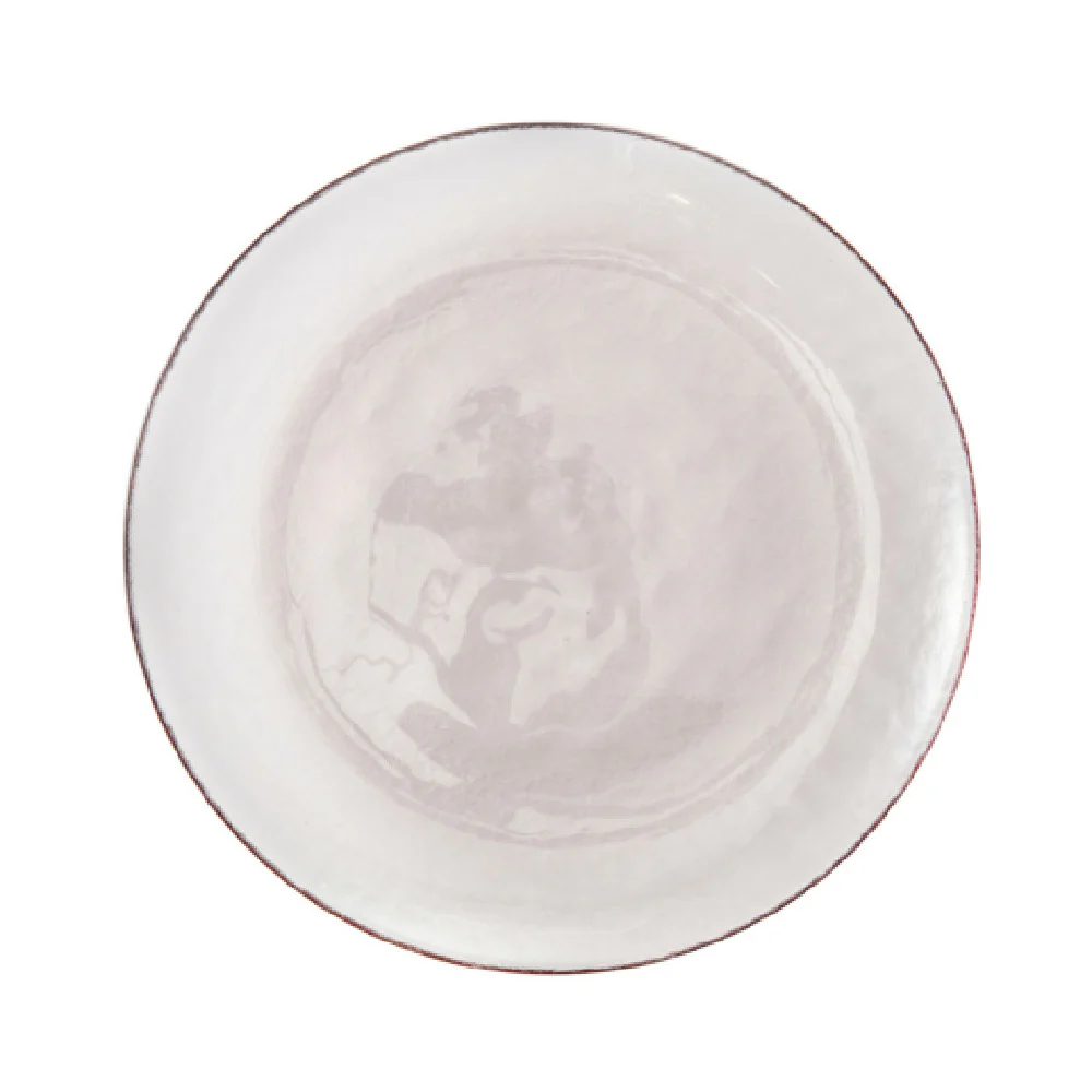 Fortessa 2700.PINK.01 10.5 Inch Dinner Plate Chip Resistant Glass Pink