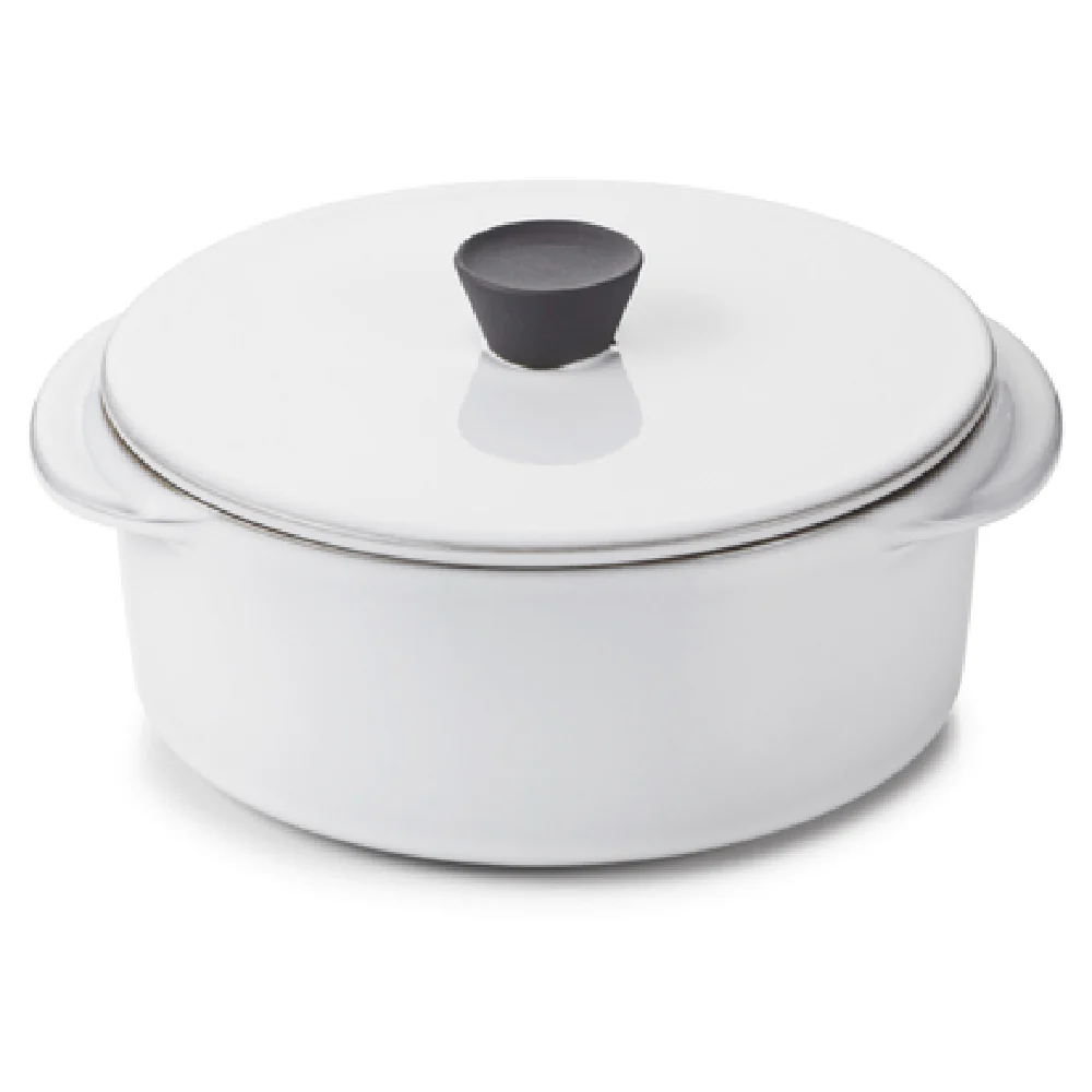 Revol 654576 8.75 Oz Cocotte With Lid Porcelain White Cumulus - Casserole Dish Revol 654576 8.75 Oz Cocotte With Lid Porcelain White Cumulus - Casserole Dish