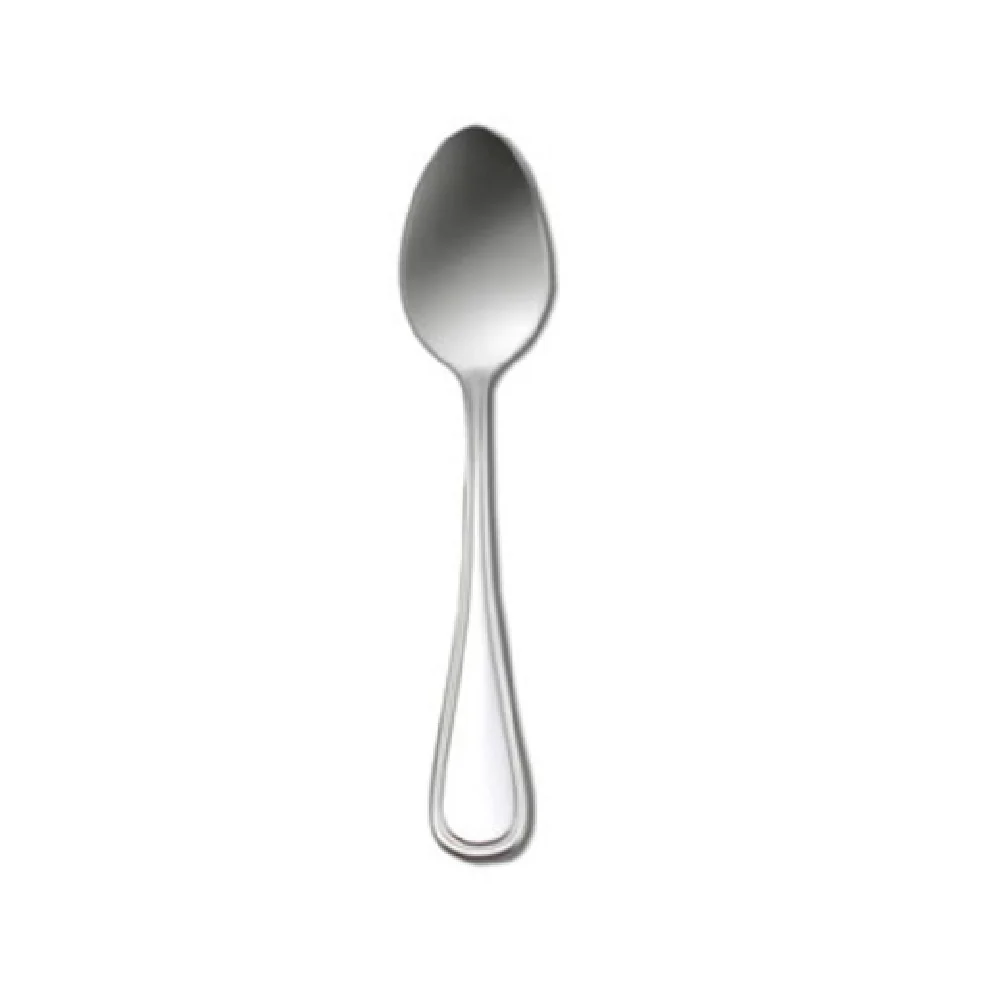 1880 Hospitality V015SFTF 5-3/8 Inch European Teaspoon Silver-plated Curved Border