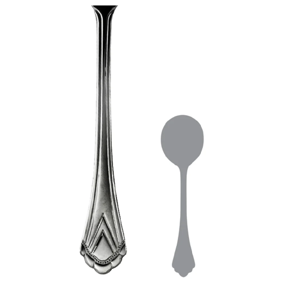Steelite 5721SX002 5-7/8 Inch Bouillon Spoon 18/10 Stainless Steel