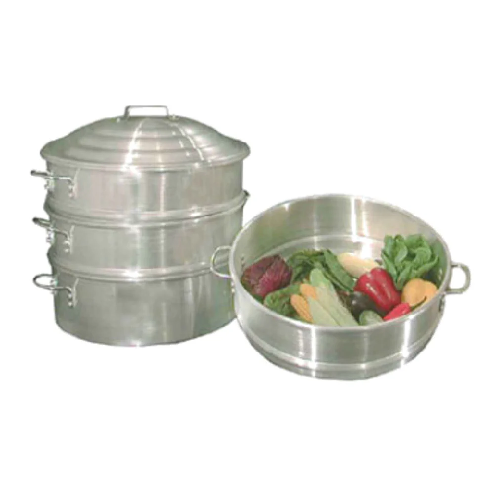 Town 34618 18 Inch Chinese Steamer Water Pan Aluminum with Durable Design