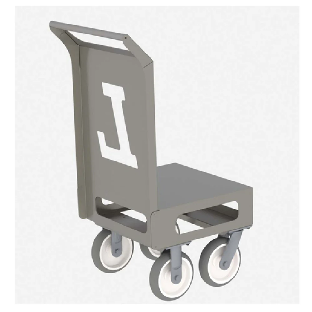 Lakeside 155048 30 Inch Platform Handcart Dolly 300 lb Capacity Stainless Steel Lakeside 155048 30 Inch Platform Handcart Dolly 300 lb Capacity Stainless Steel