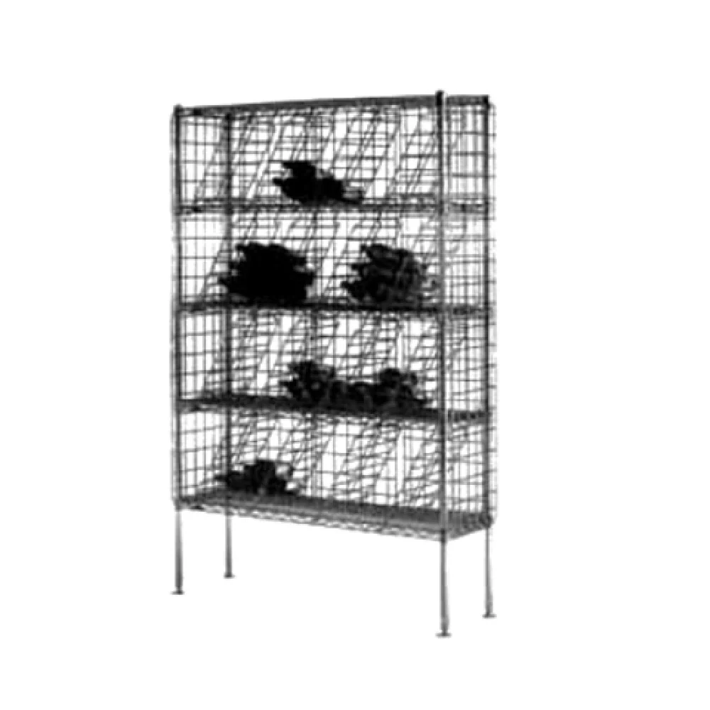 Metro WB257C 48 Inch Bulk Storage Wine Shelving Chrome 16 Cases Capacity Metro WB257C 48 Inch Bulk Storage Wine Shelving Chrome 16 Cases Capacity