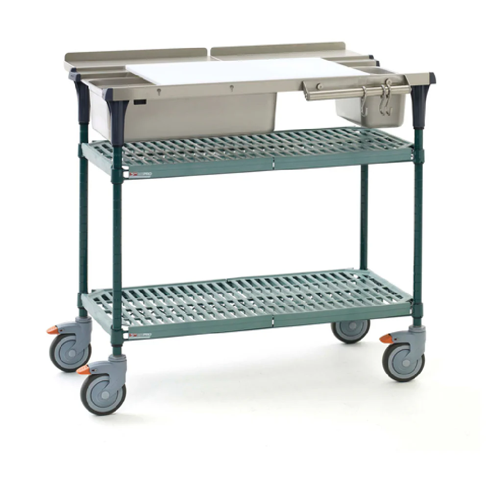 Metro MS1848-PRPR 50 Inch Prep Station with (2) 18 Inch by 48 Inch Hybrid Shelves