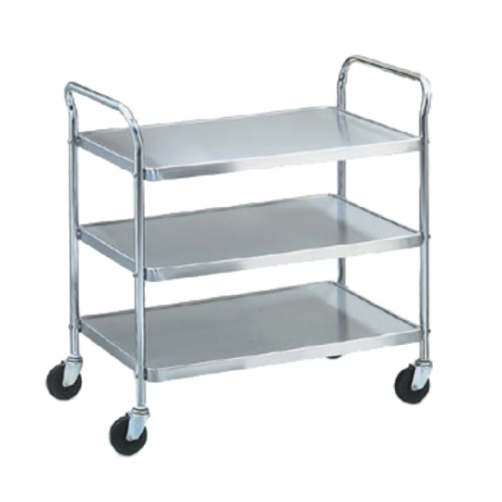 Vollrath 97105 24 Inch Utility Cart 400 Lb Capacity Stainless Steel and Chrome Vollrath 97105 24 Inch Utility Cart 400 Lb Capacity Stainless Steel and Chrome