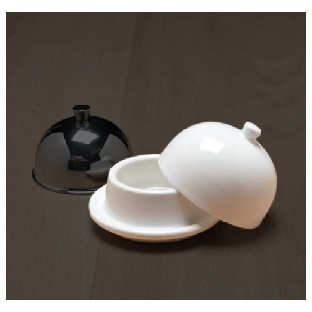 Fortessa 2.5.003.00.435B 2.75 Inch Butter Dish Base with Dishwasher Safe Porcelain Fortessa 2.5.003.00.435B 2.75 Inch Butter Dish Base with Dishwasher Safe Porcelain