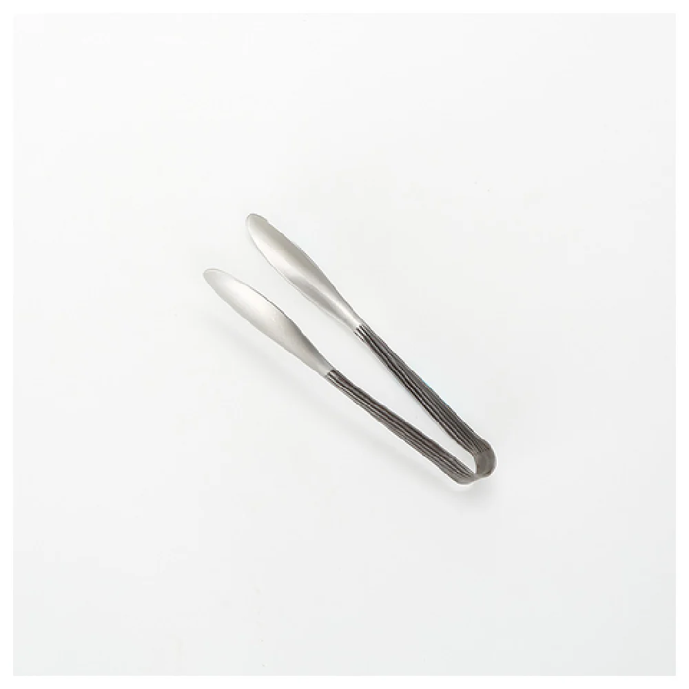 American Metalcraft WVAT6 6 Inch Serving Tongs with Wavy Aged Stainless Steel